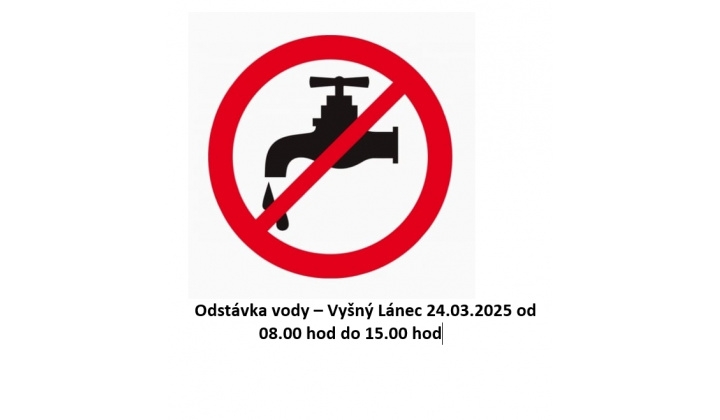 Odstávka vody