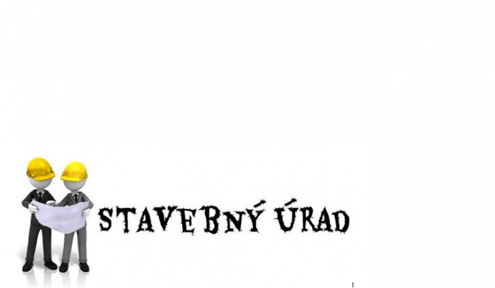 Stavebný úrad - oznam 